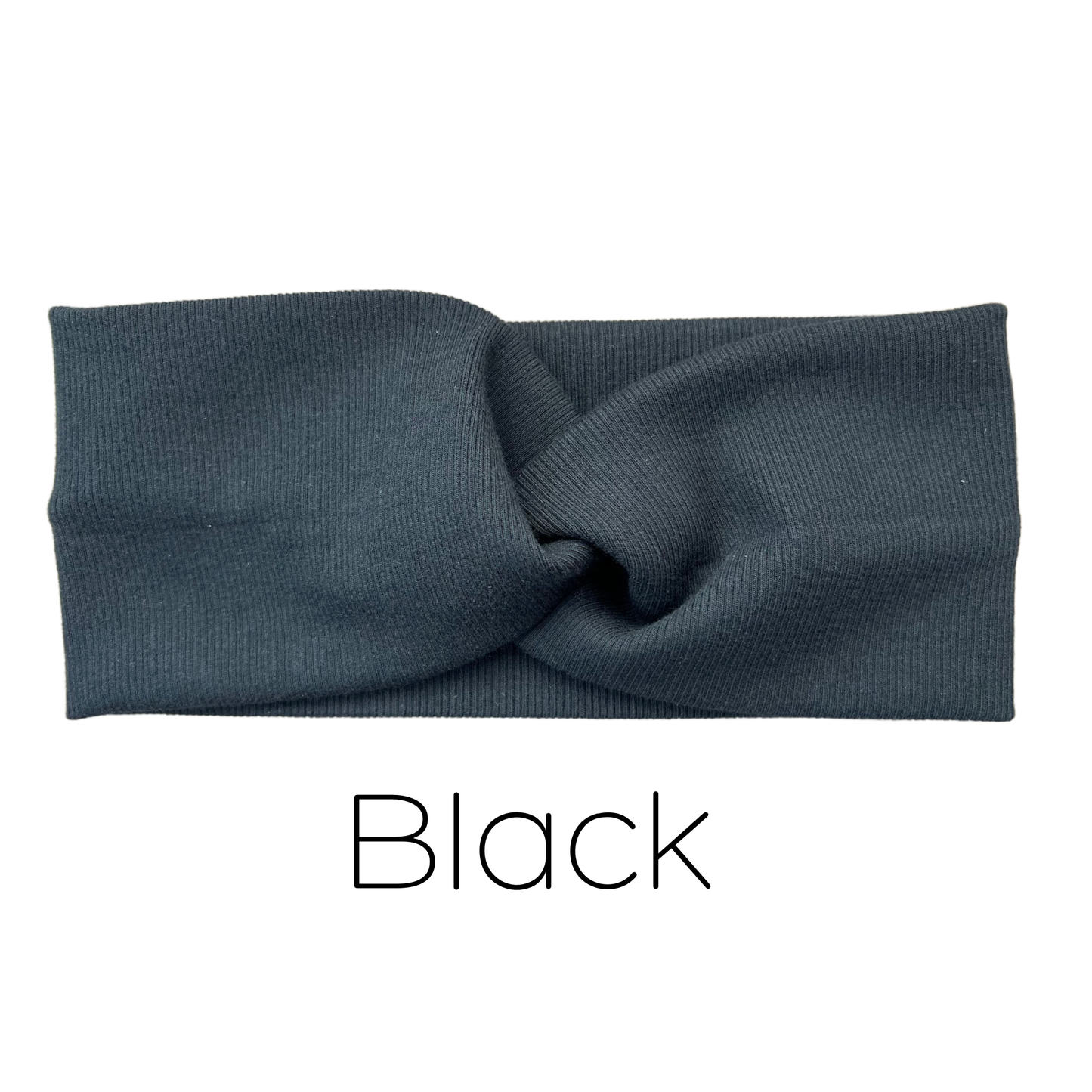 Organic Rib Cotton Twist Headband