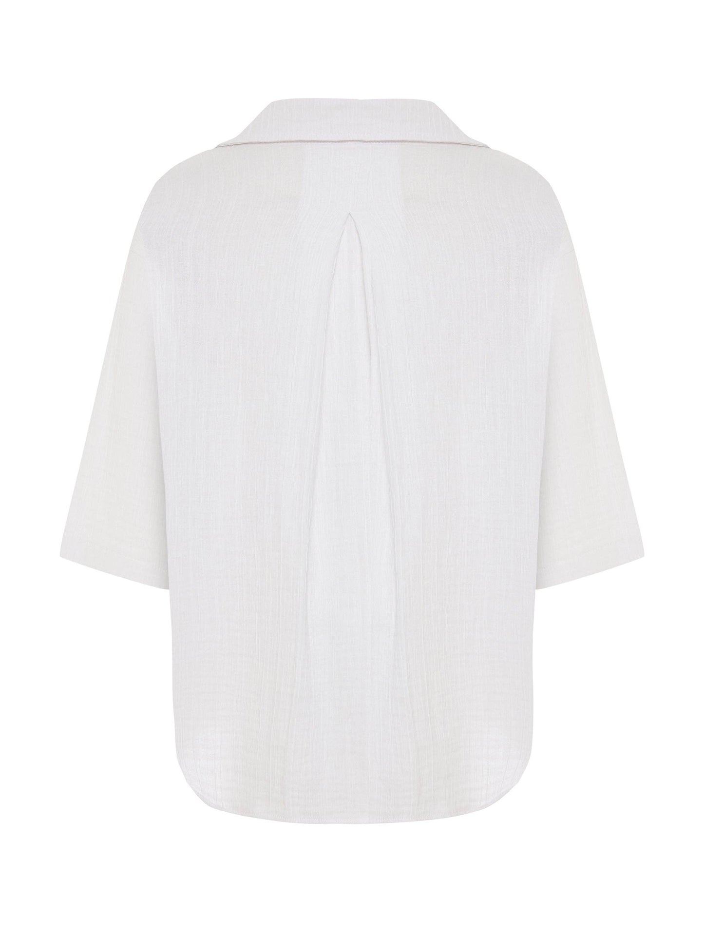 Kaya Boyfriend Shirt - White