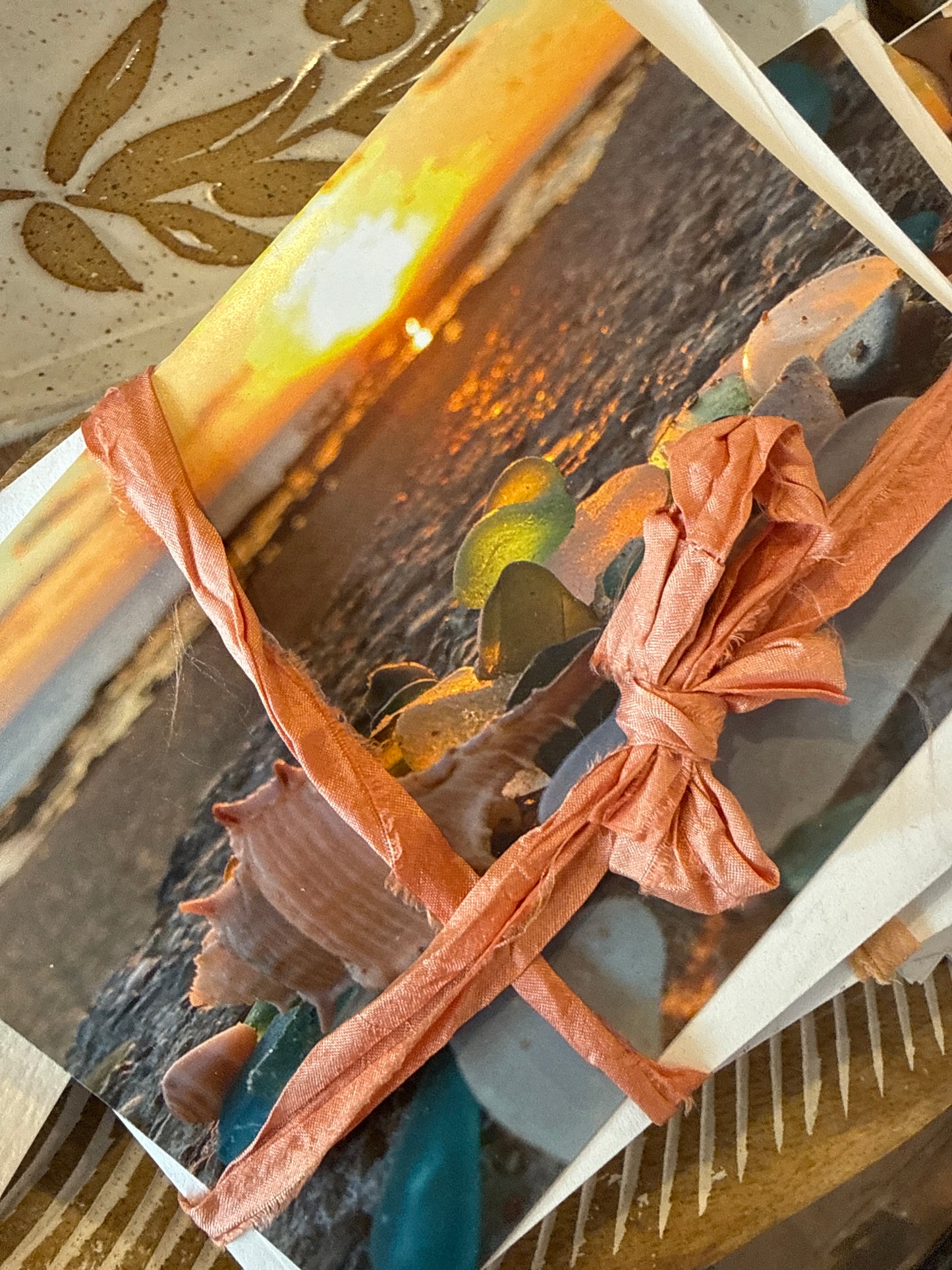 Sea glass greeting cards