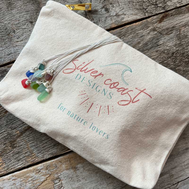 SCD canvas zipper bag