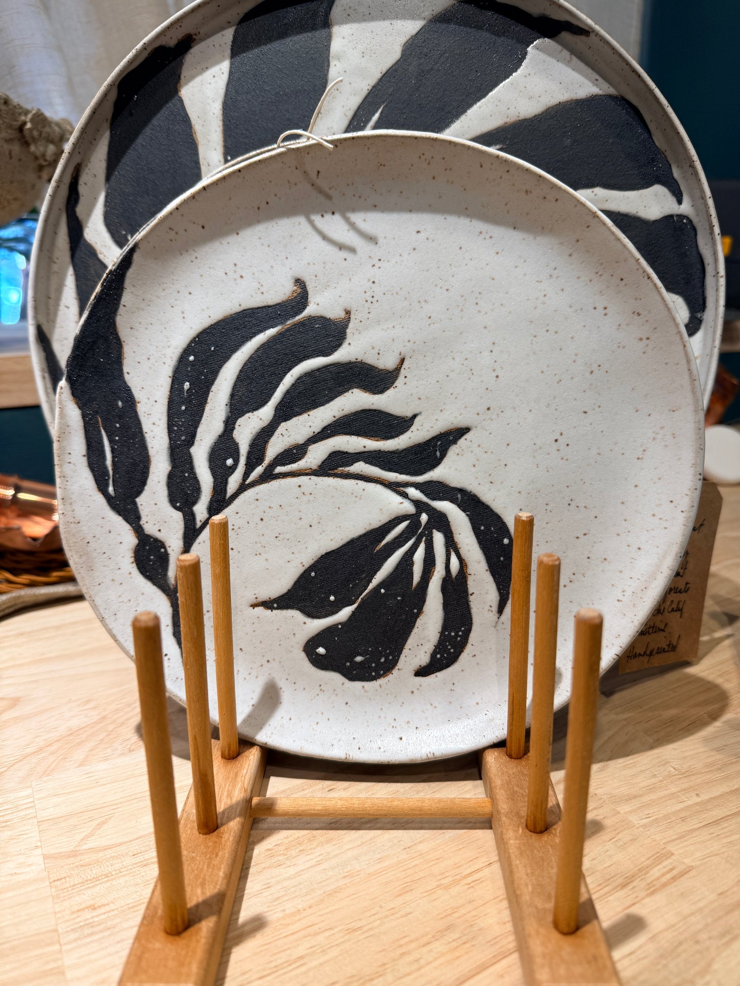 Kelp and Current dinner plate