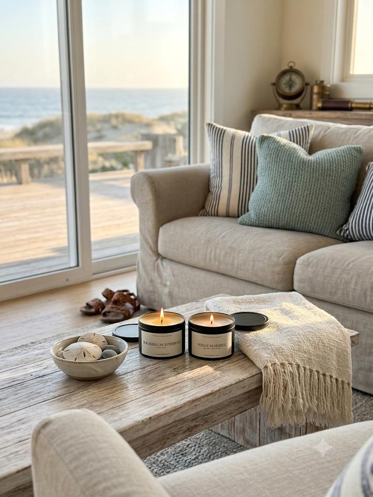 Foggy Morning || Sage & Cedarwood || Non-Toxic Luxury Candle 5 oz tin