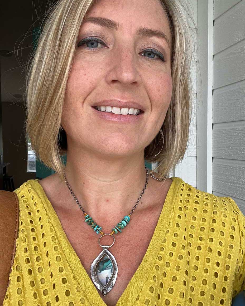 Colorful Turquoise Statement Necklace
