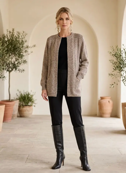 Tan Alpaca Blend Sweater