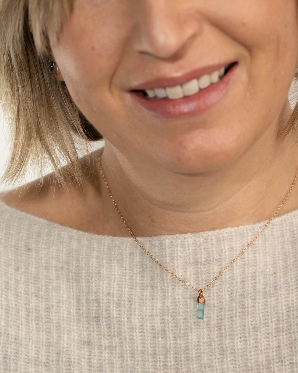 Tourmaline Drop Necklaces