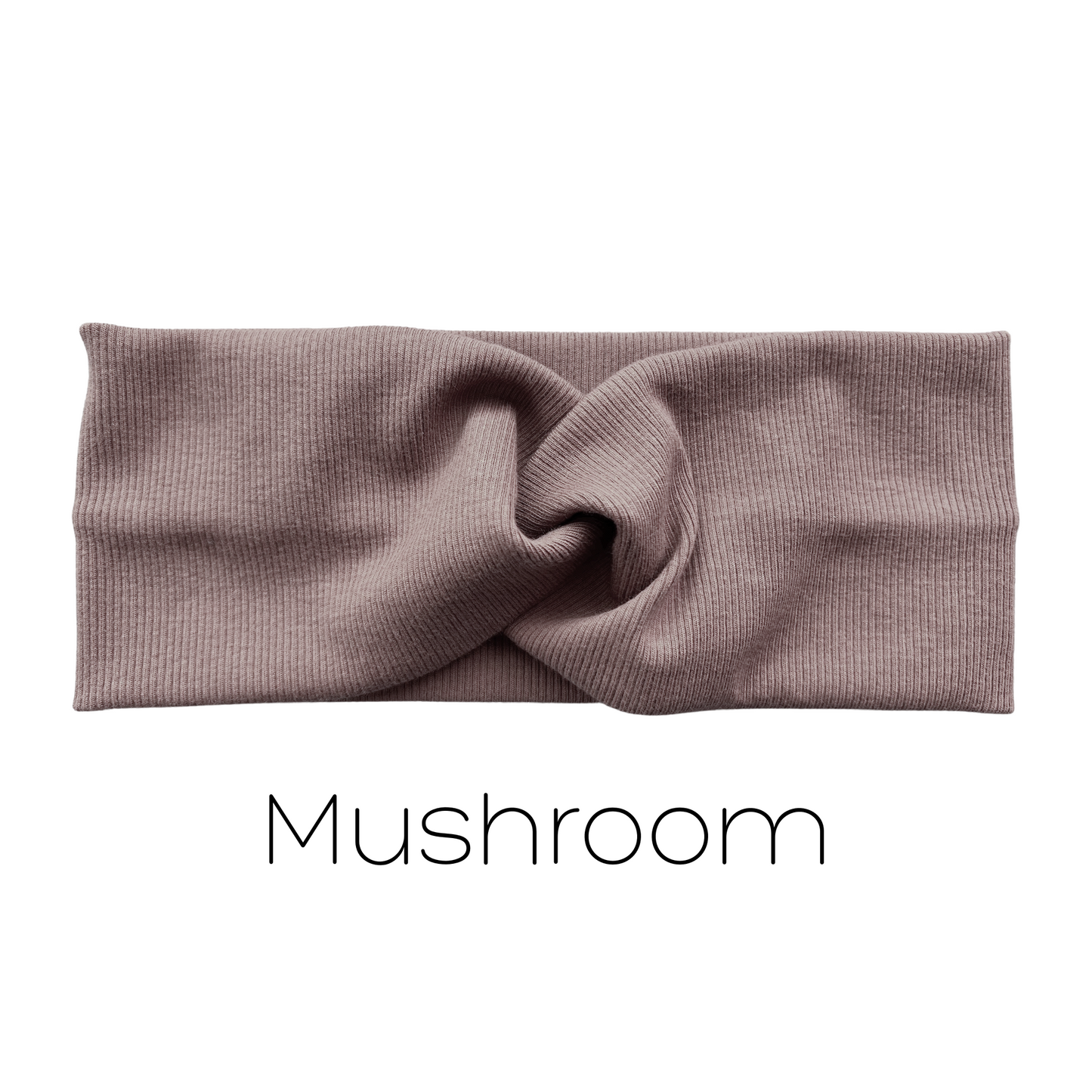 Organic Rib Cotton Twist Headband