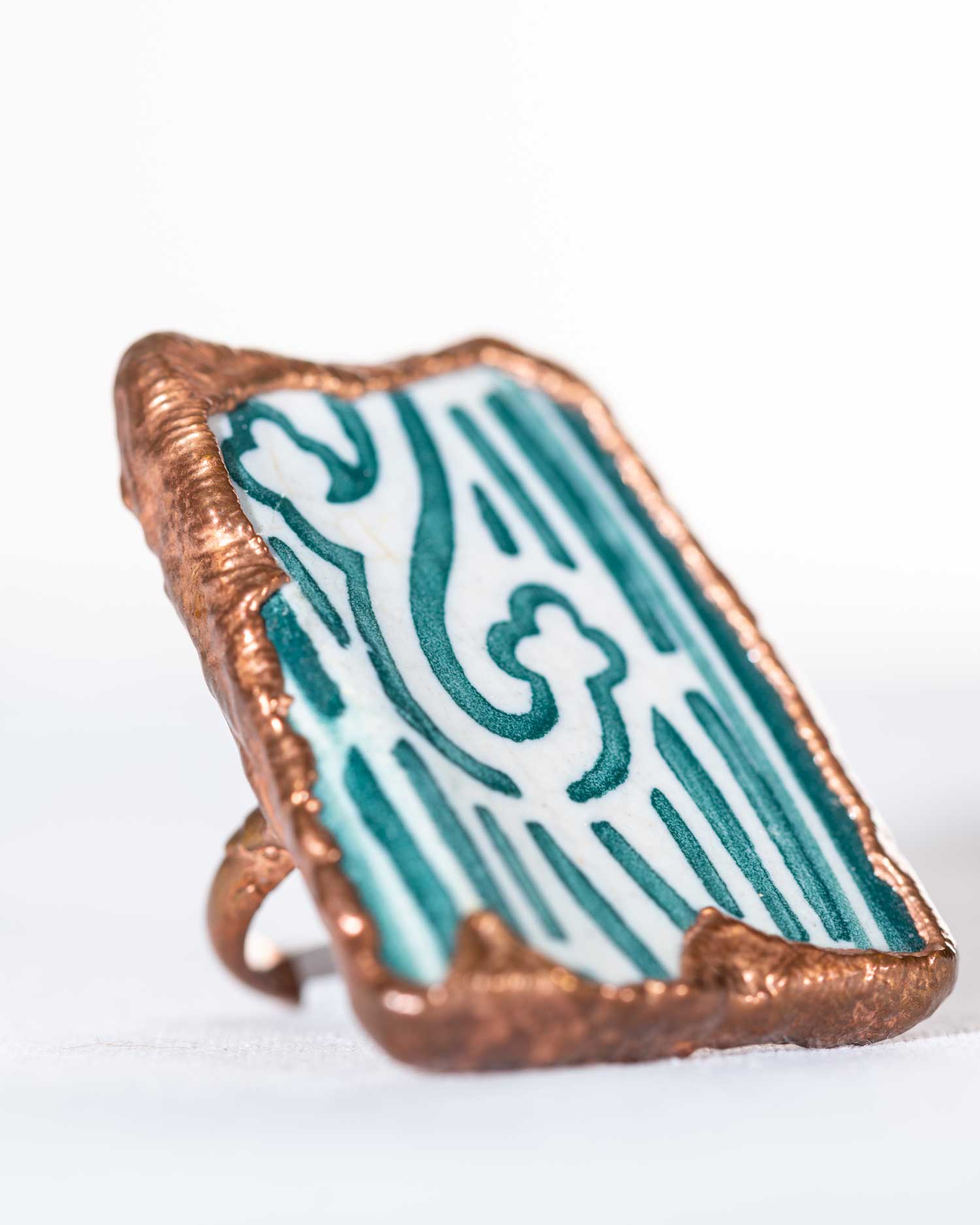 Green Pottery Ring