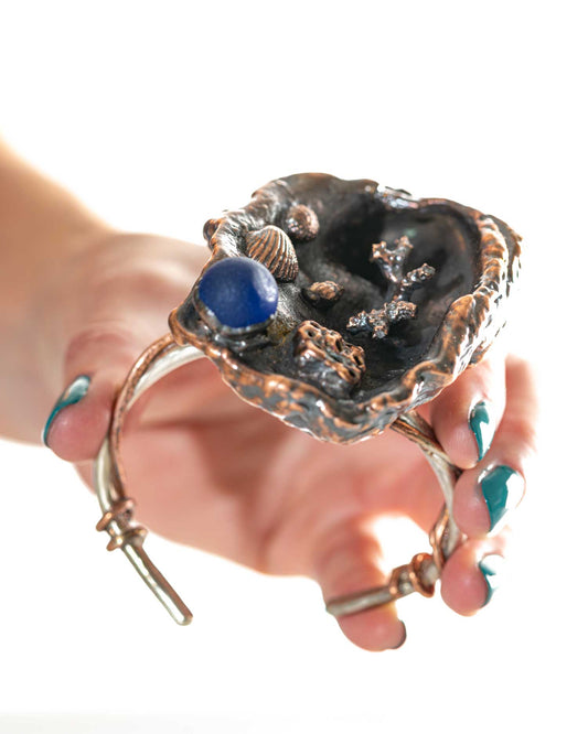 The Tidepool Bracelet - A Unique Statement Cuff Bracelet
