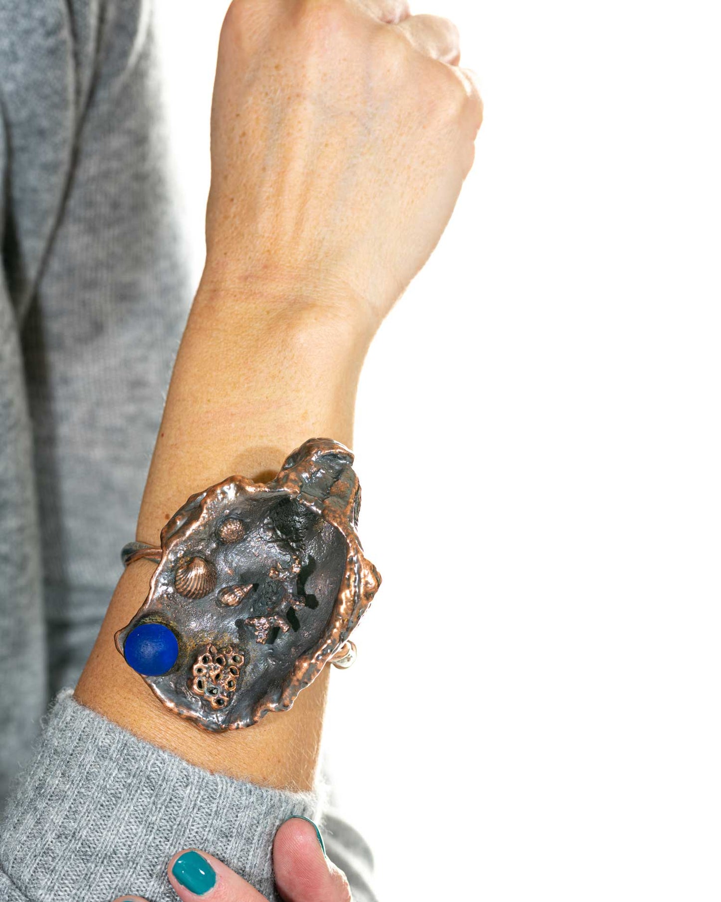 The Tidepool Bracelet - A Unique Statement Cuff Bracelet