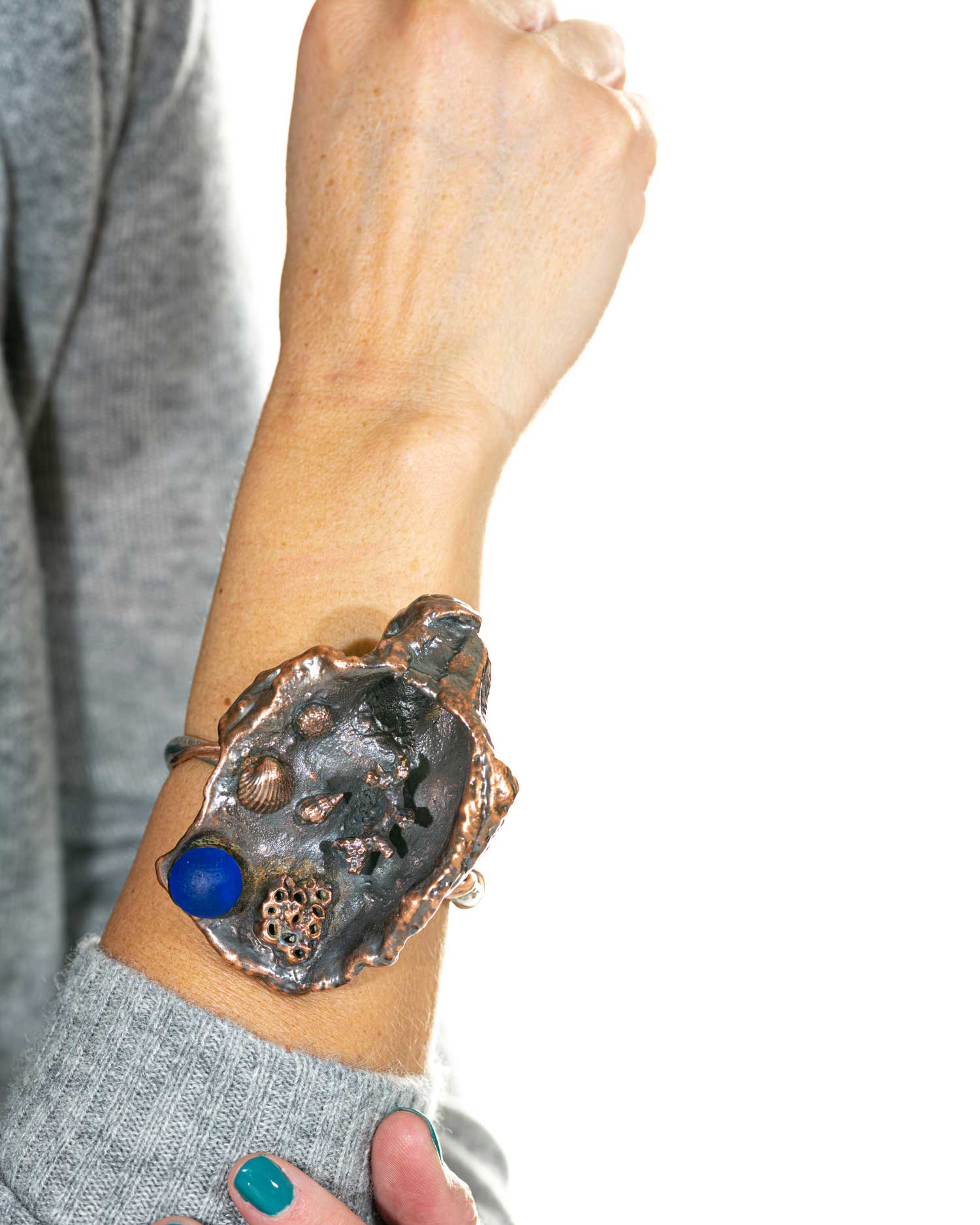 The Tidepool Bracelet - A Unique Statement Cuff Bracelet