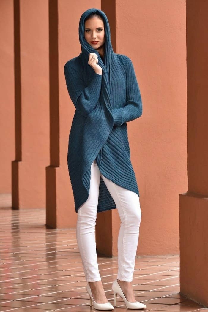BABY ALPACA Sweater Cape
