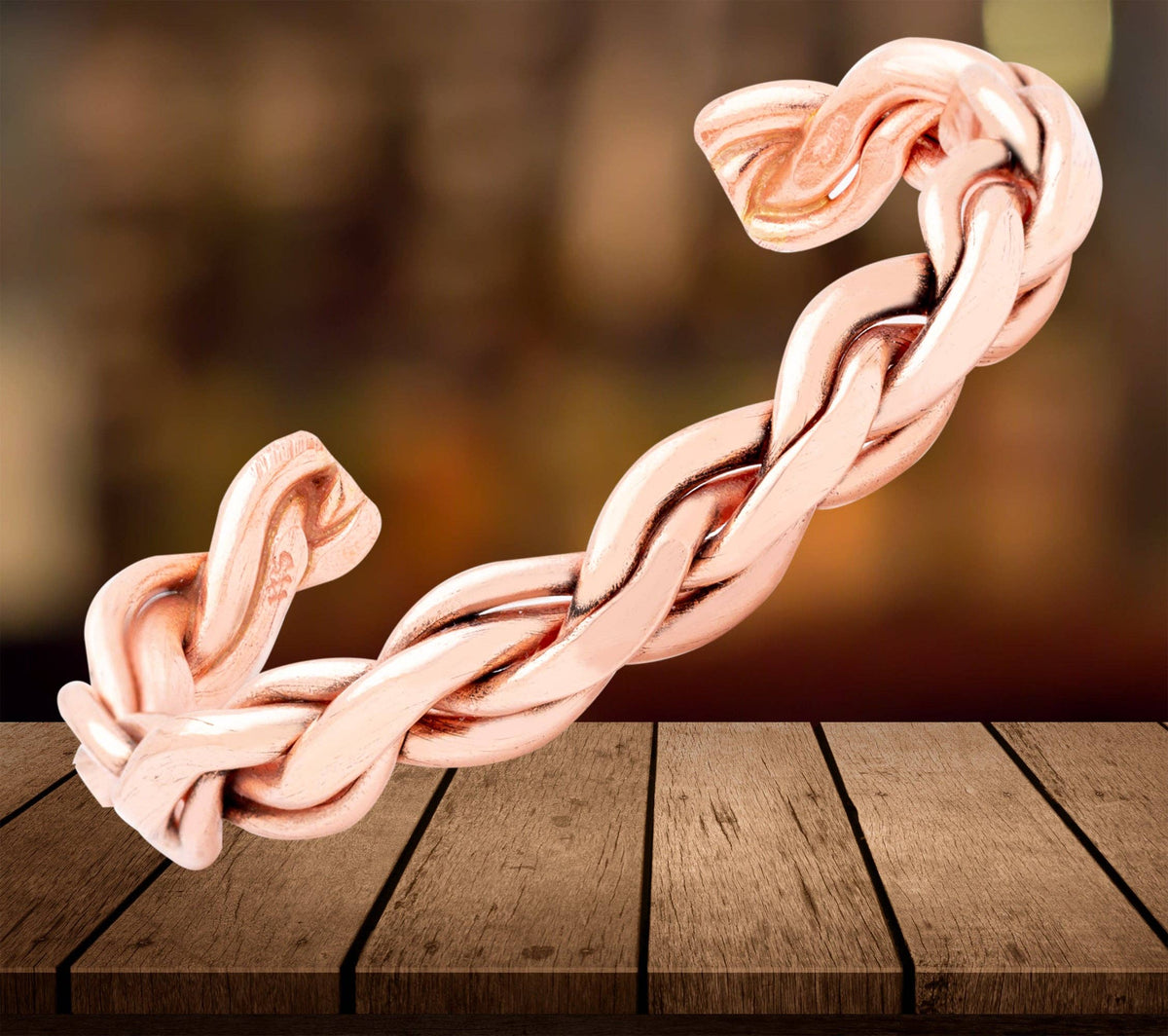 Braided Copper Bracelet - Unisex