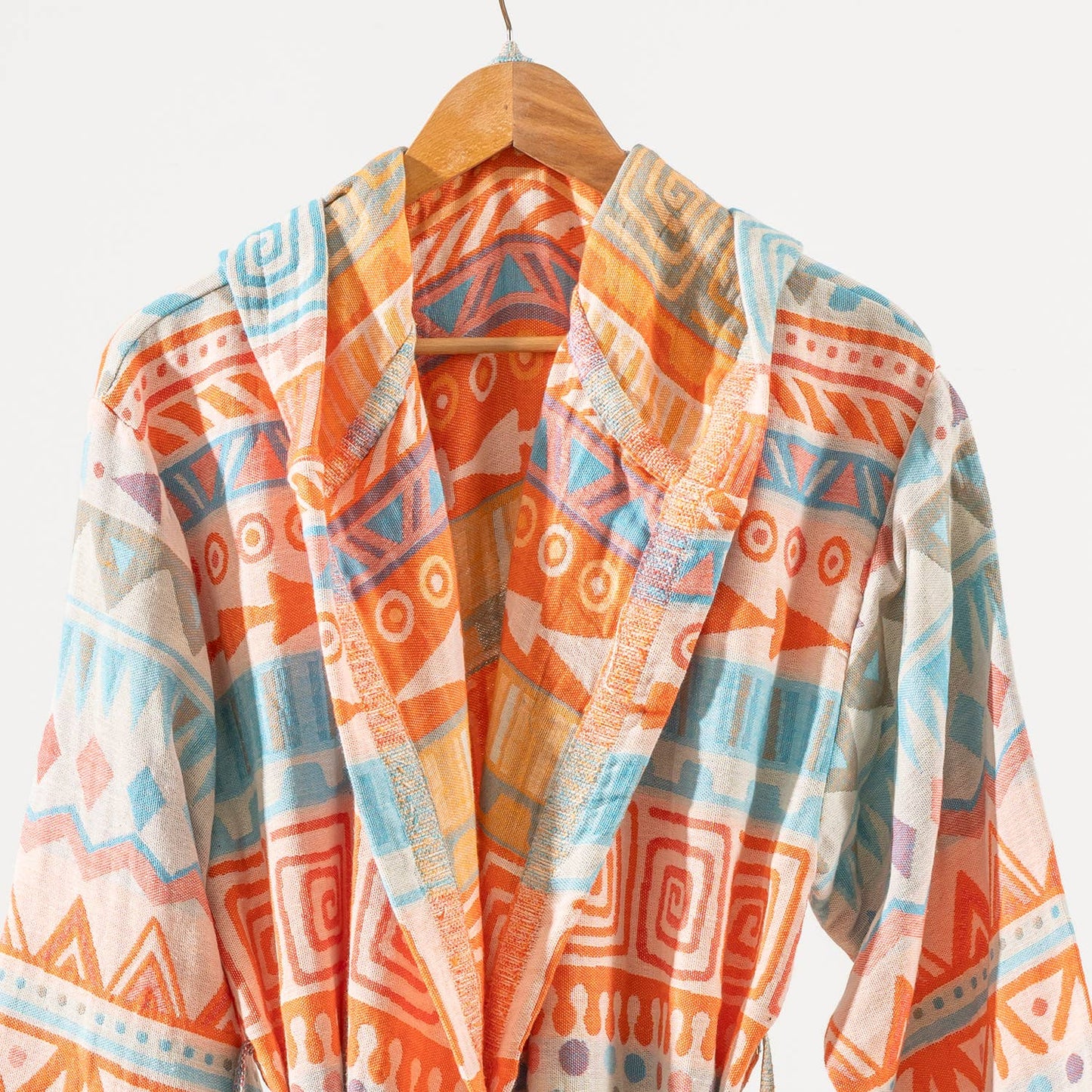 Multicolor Bathrobe Turkish Cotton LightWeight Robe Quickdry