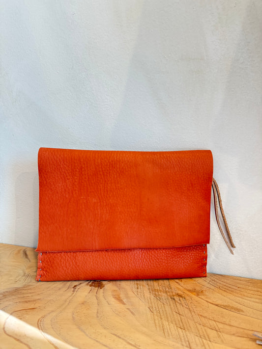 Coral Zip Pocket with flap