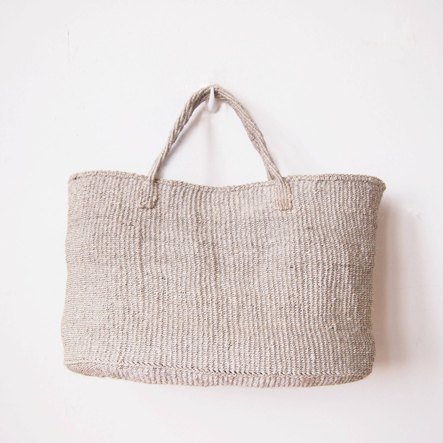 Sisal Woven Tote XL: Cliffs