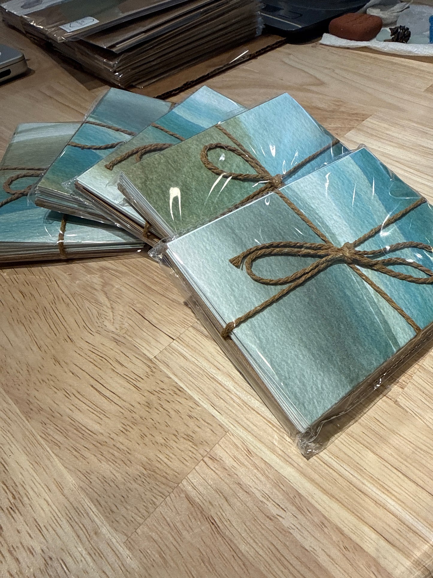 Ocean stationary cards
