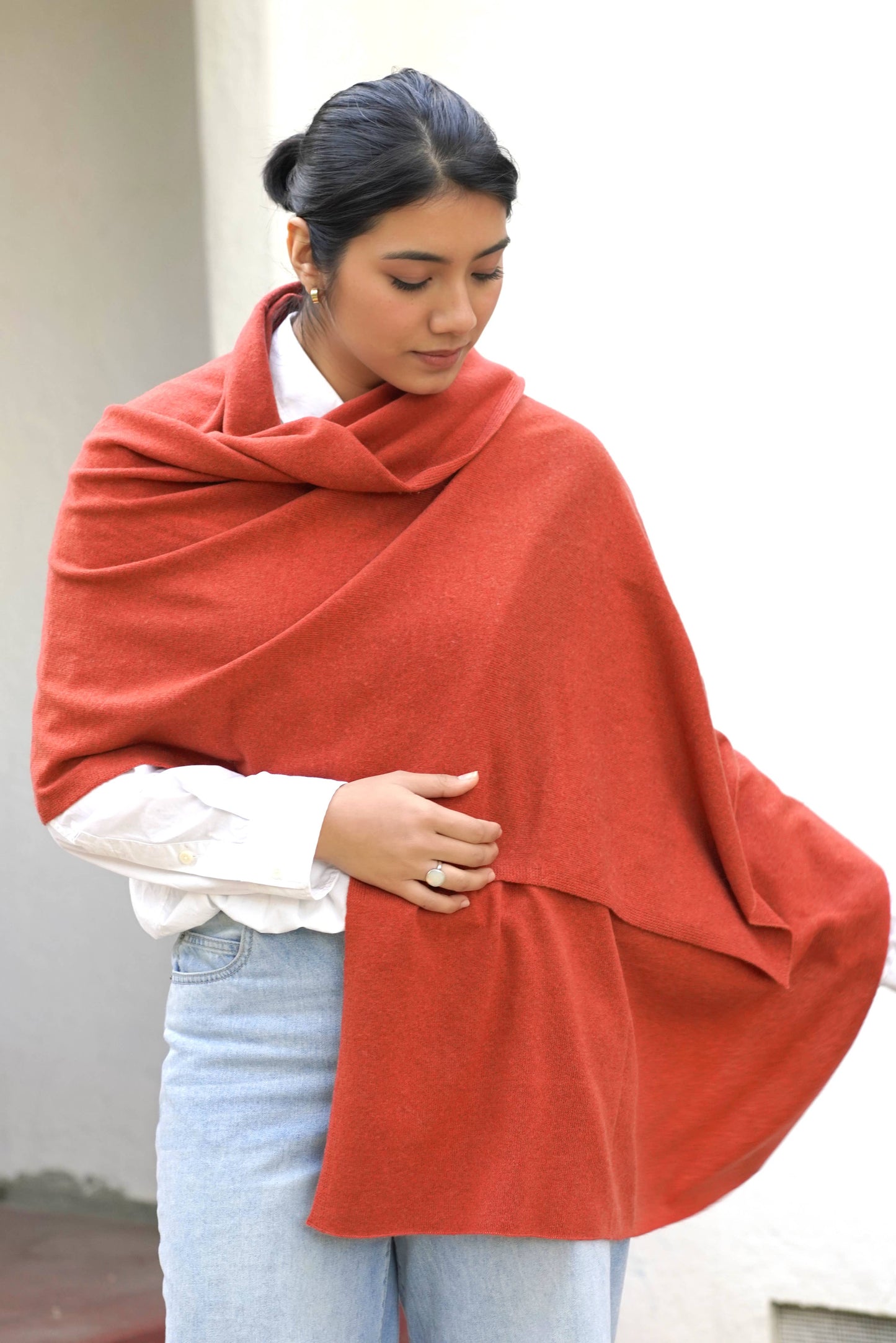 Cashmere Scarf/Wrap Spice