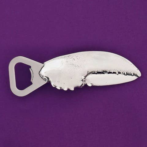 Lobster Claw Bottle Opener — Handcrafted Pewter | Coastal Kitchen Gift