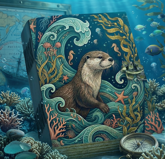 Sea Otter Leather Journal