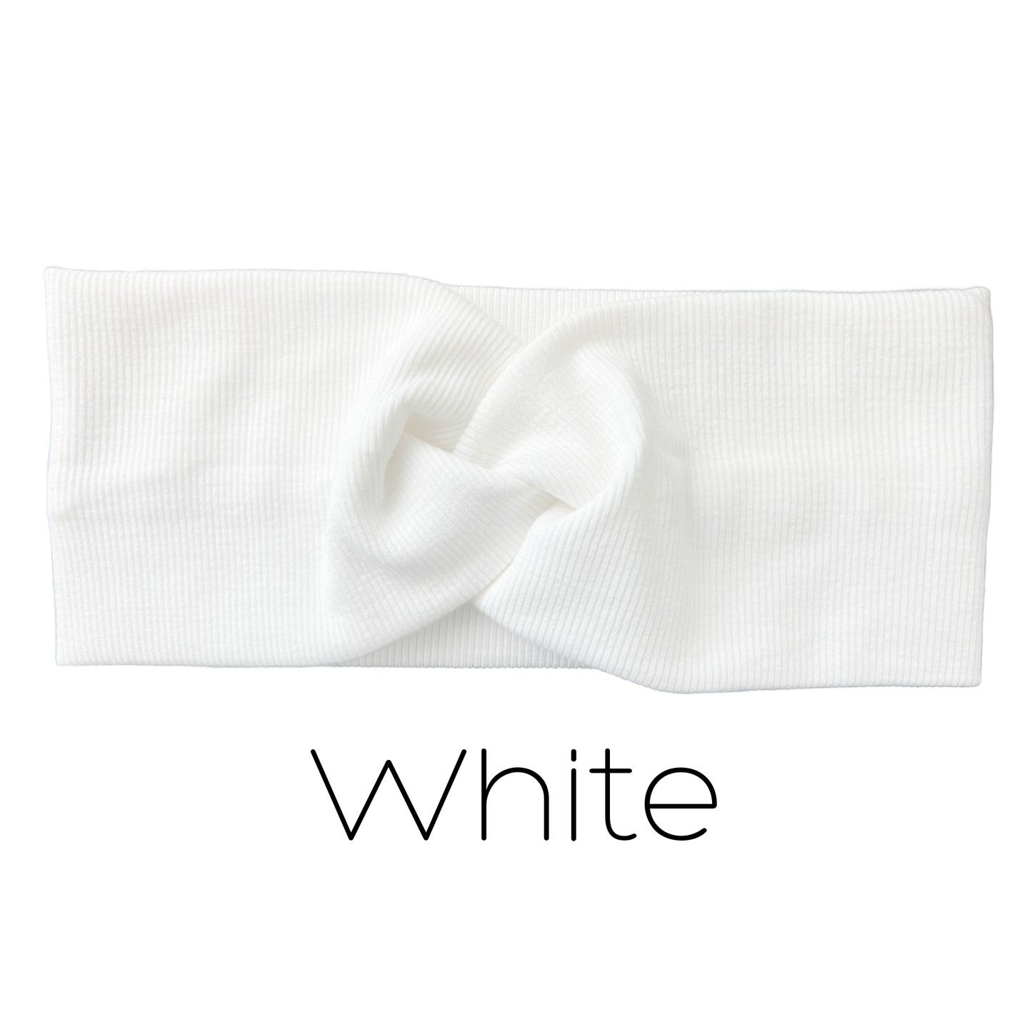 Organic Rib Cotton Twist Headband