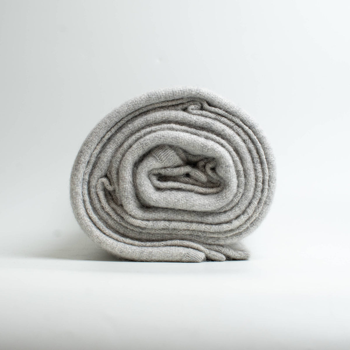 Gray Pure Luxury Alpaca Blanket Travel throw