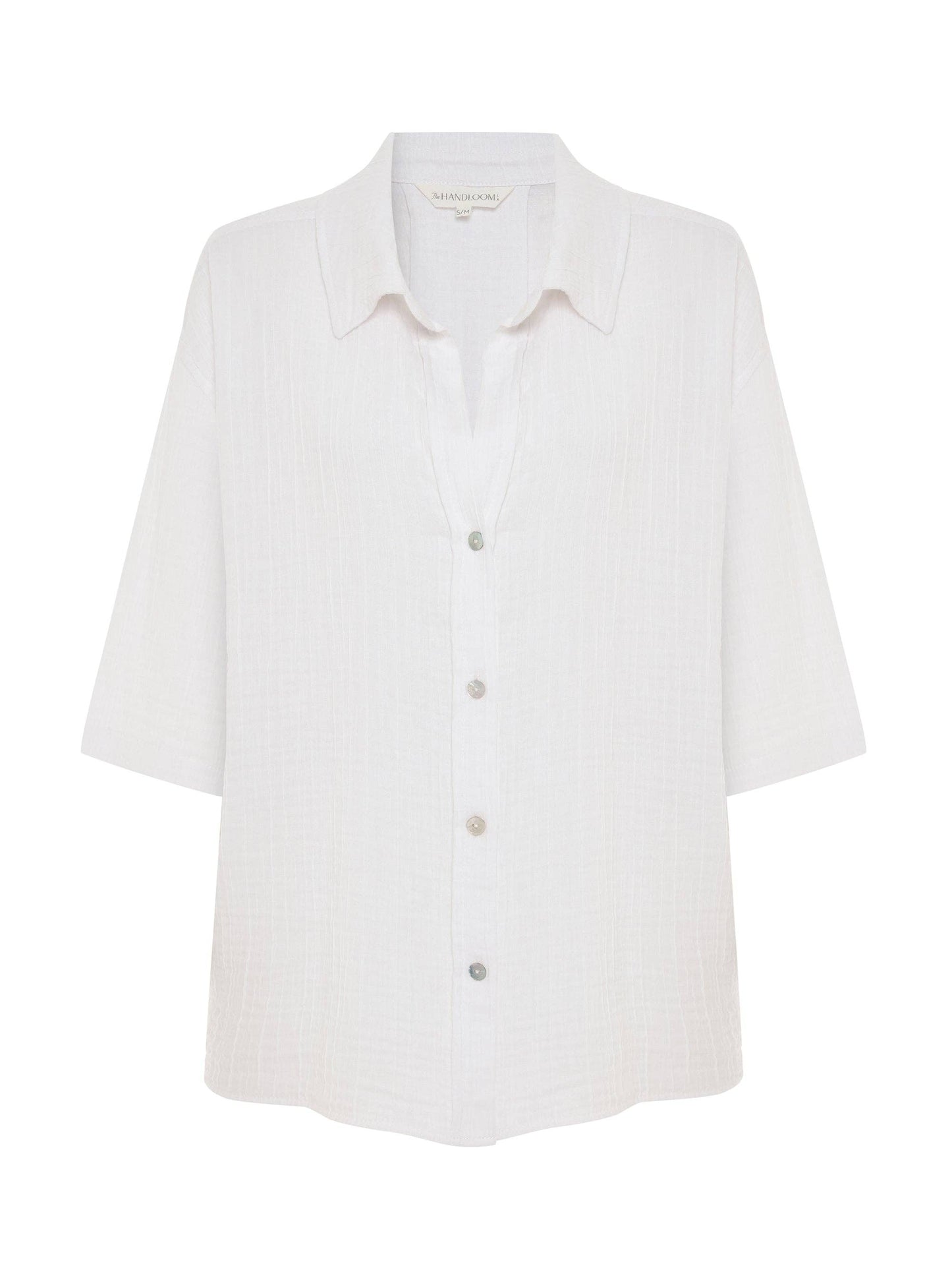Kaya Boyfriend Shirt - White