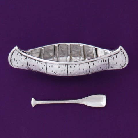 Canoe Salt Cellar with Spoon