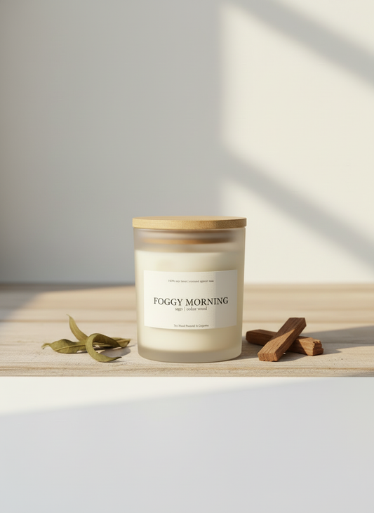 Foggy Morning | Sage and Cedar Wood | Non-Toxic Luxury Candle 7oz