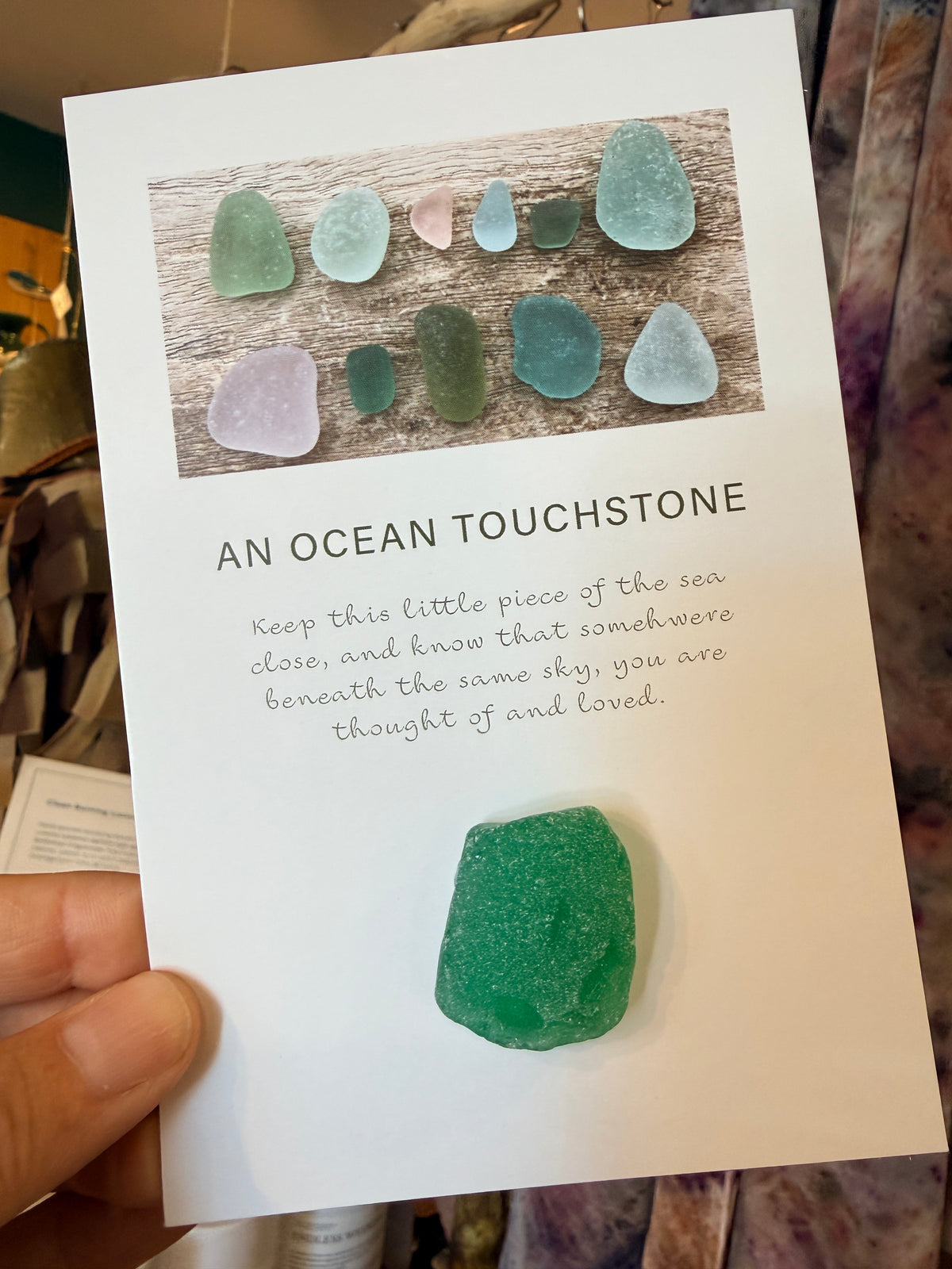 Ocean Touchstone Gift for Ocean Lovers