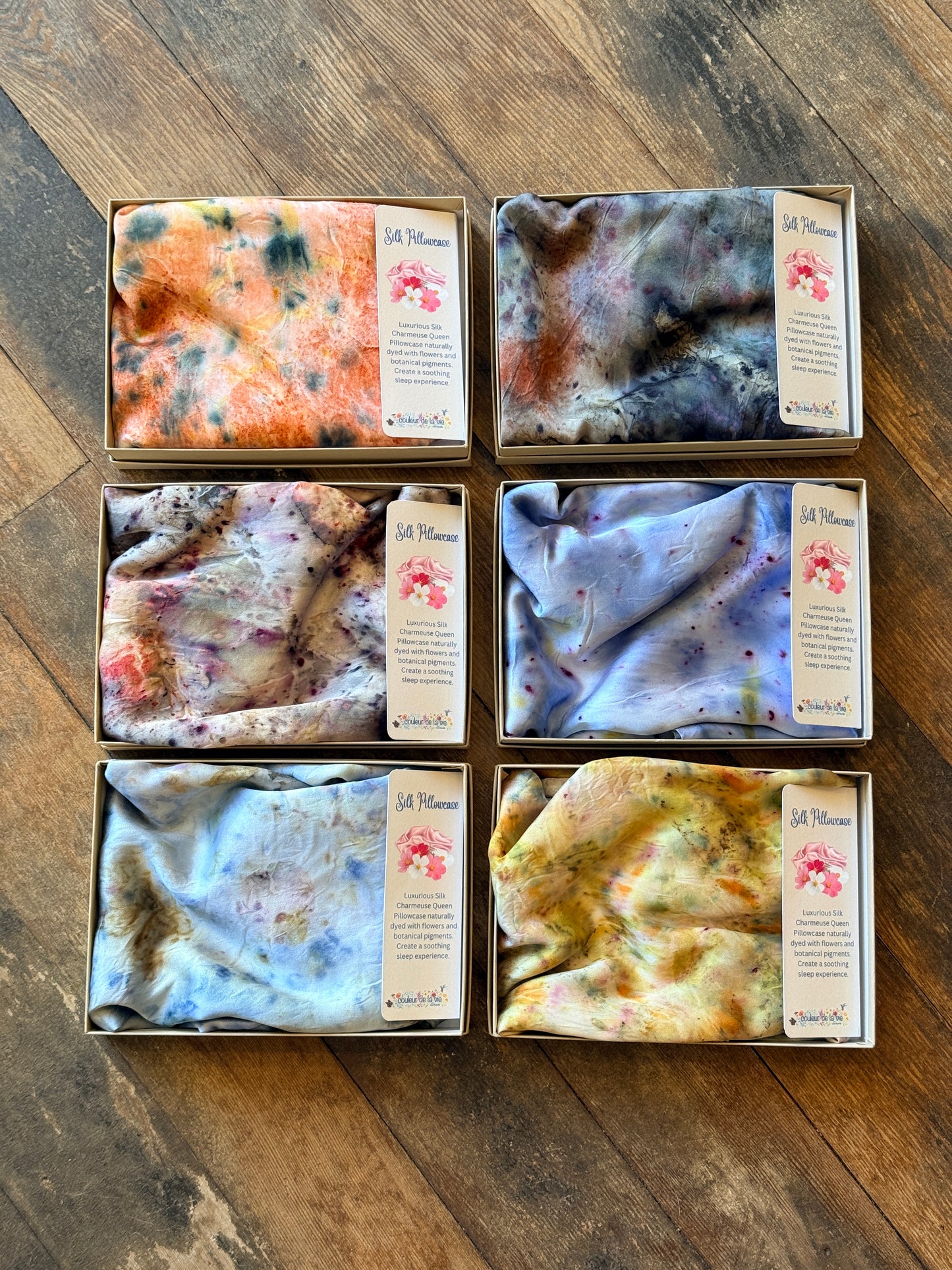 Hand-Dyed Silk Pillowcase — Queen | Naturally Dyed Luxury Pillowcase
