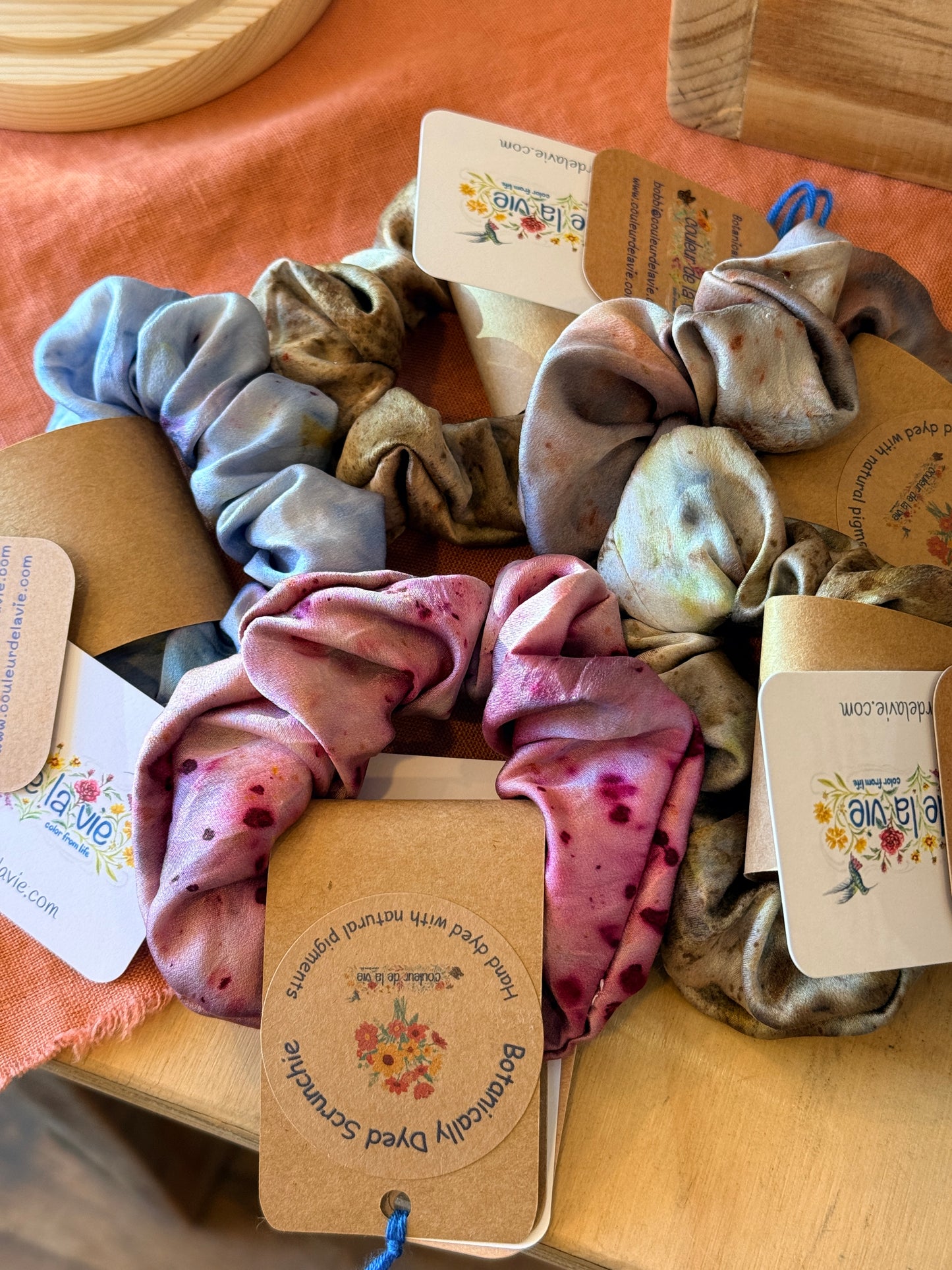 Scrunchie - Botanically Dyed Silk