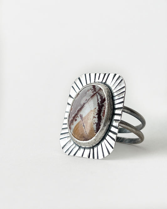 Rhyolite Ring in Silver sz 9