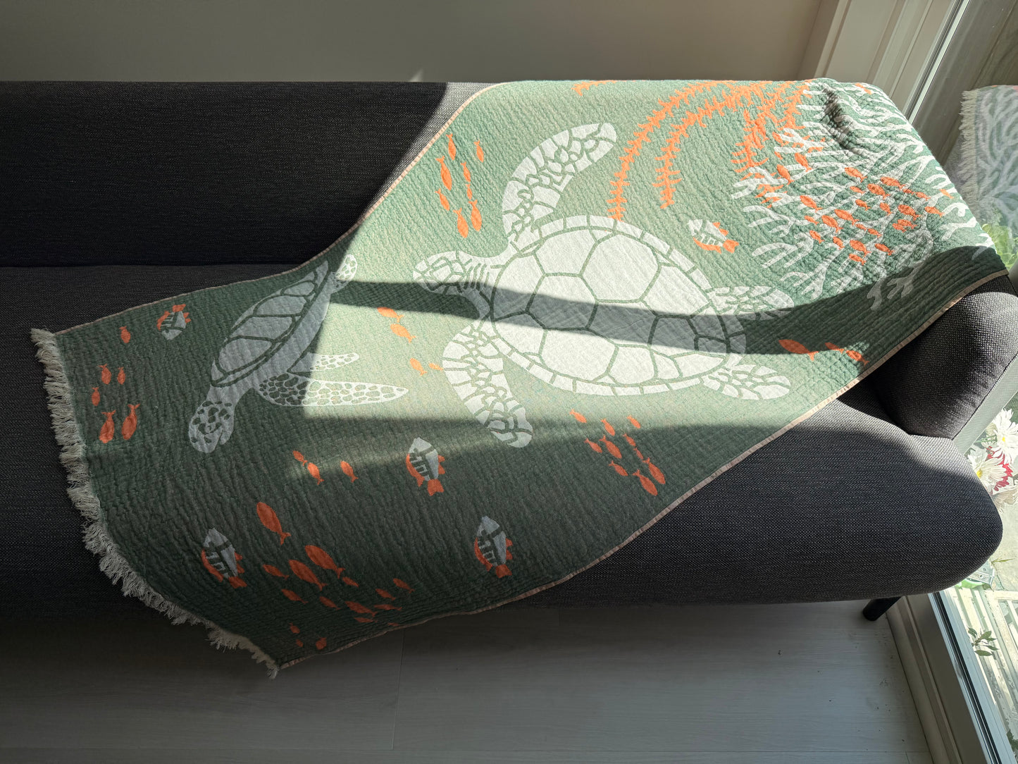 Turtle Turkish Beach Towel