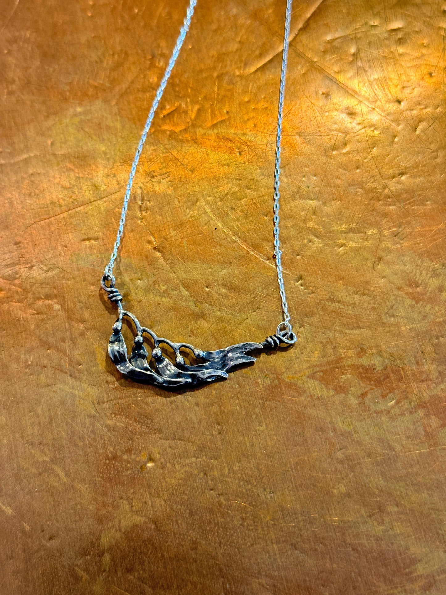 Anacapa Kelp Necklace - Sterling Silver