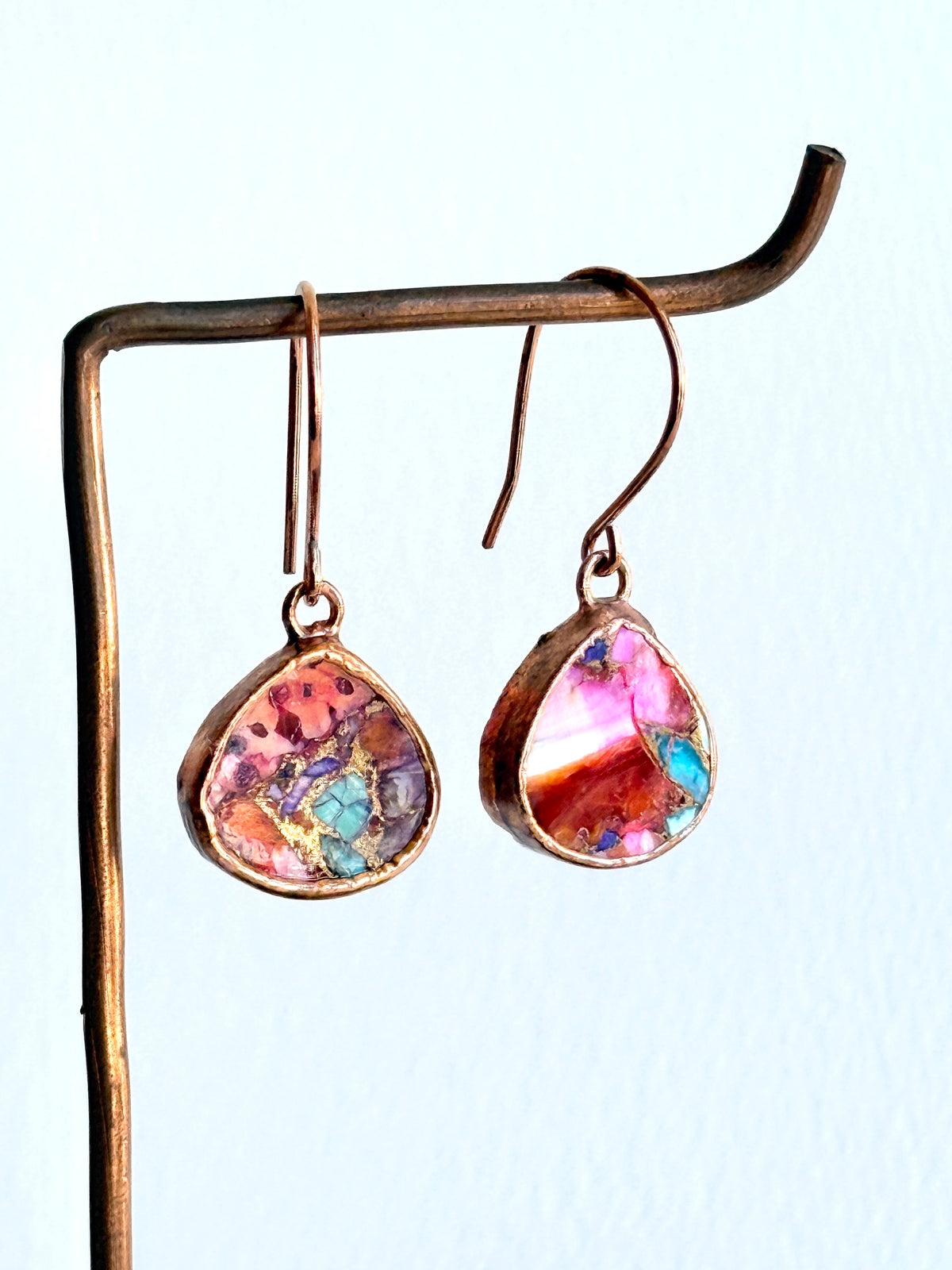 Mohave Turquoise Dangle Earrings