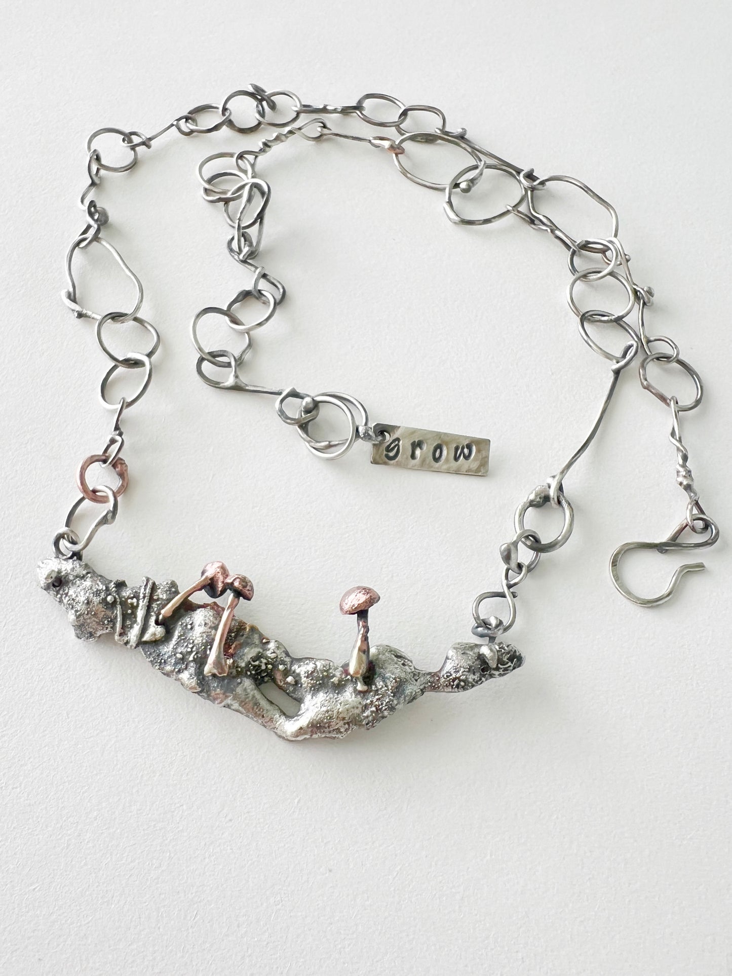 Mushroom "Grow" Necklace