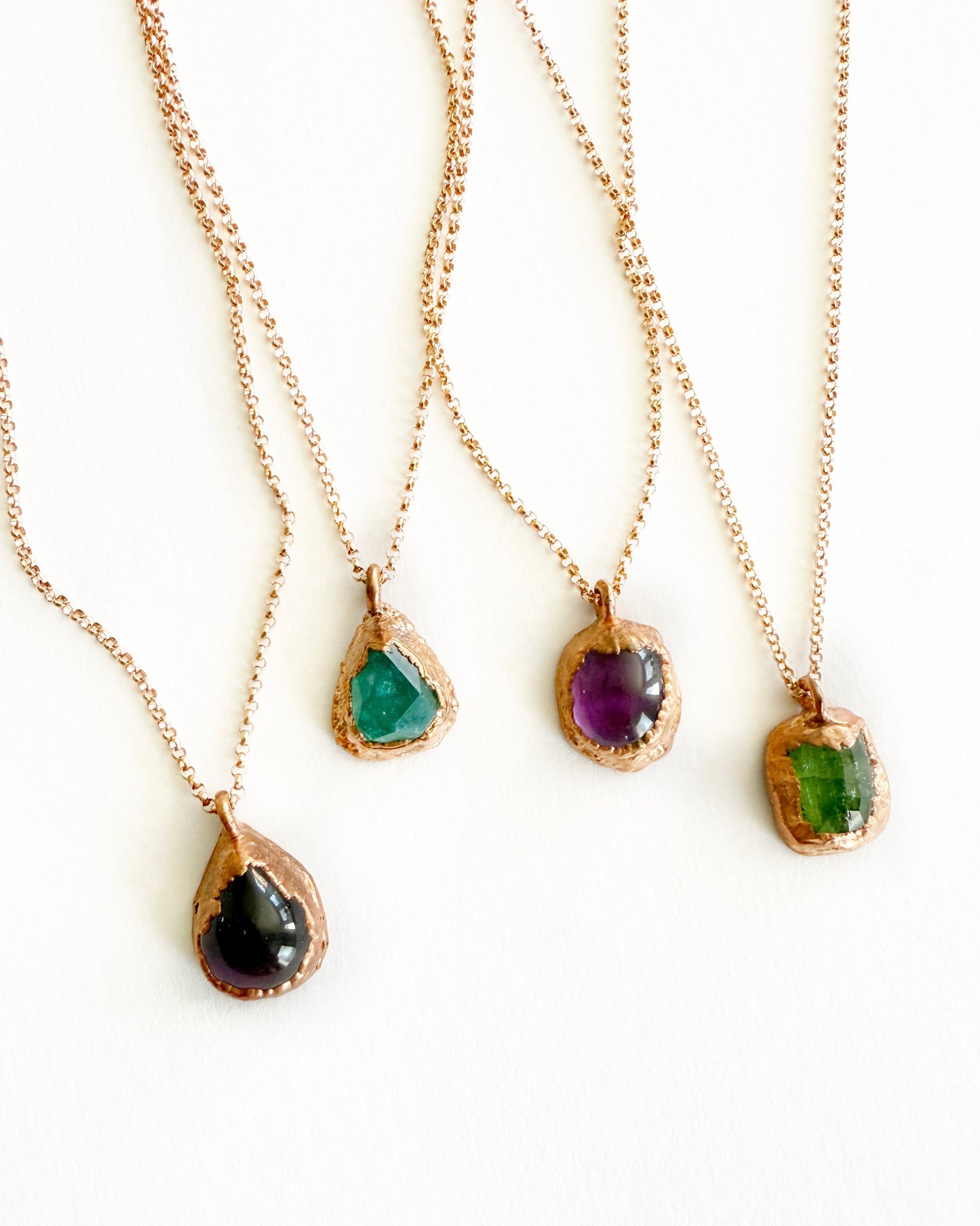 Dainty Gemstone Necklace