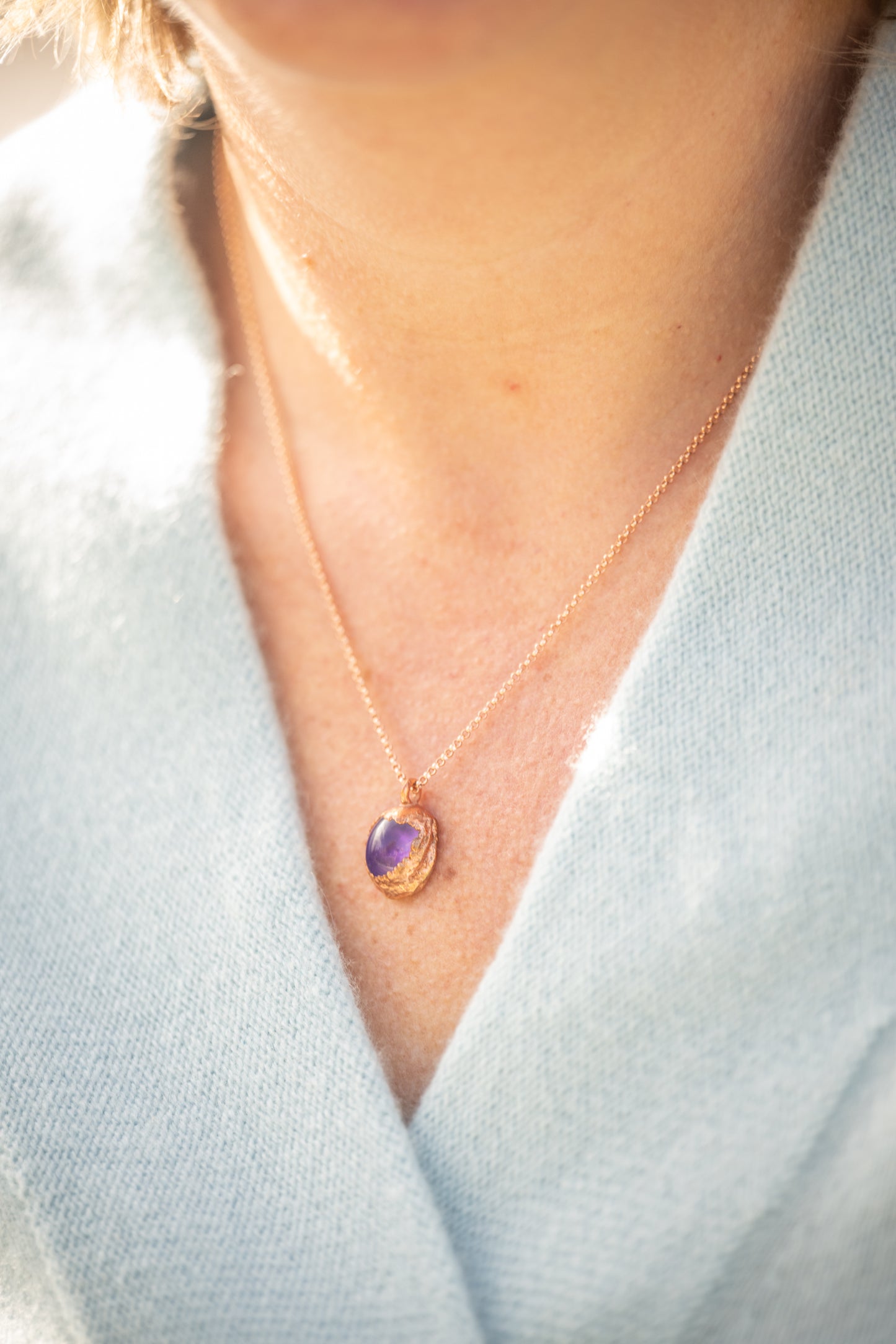 Dainty Gemstone Necklace