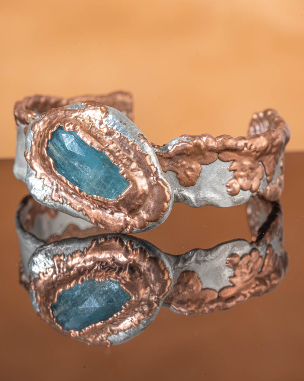 Ocean Kyanite Organic Cuff