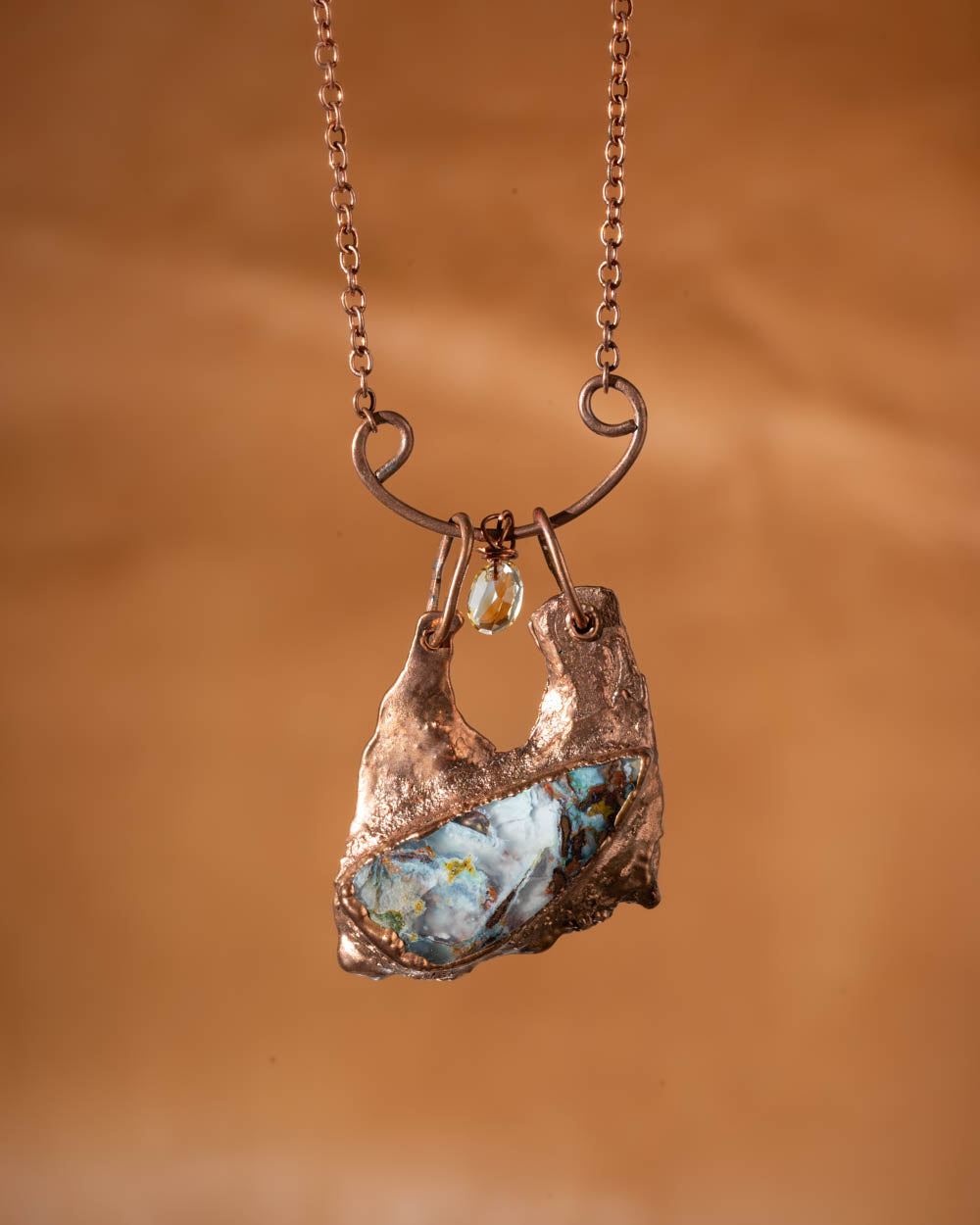 Artsy Chrysocolla Necklace