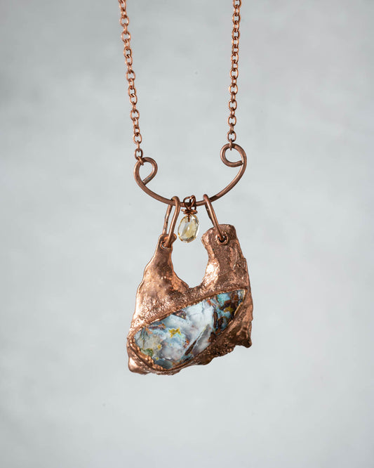 Artsy Chrysocolla Necklace