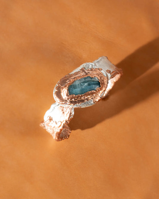 Ocean Kyanite Organic Cuff