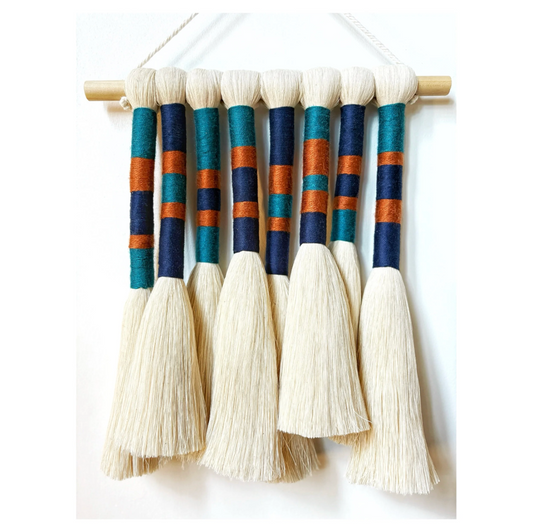 Ember Wall Hanging — Handcrafted Waxed Cotton Cord | Coastal Wall Art