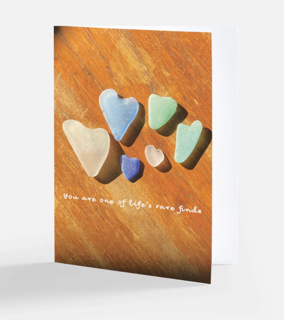 Sea Glass Greeting Cards - alternate angle