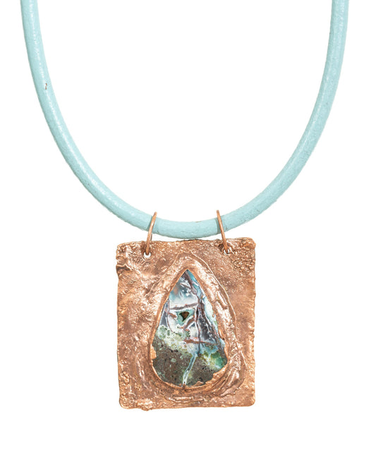 Artsy Chrysocolla Necklace