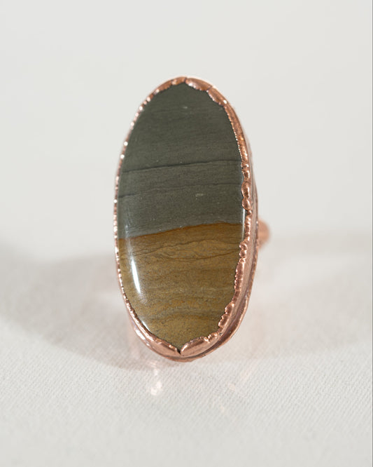 Owyhee Jasper Ring size 8.5