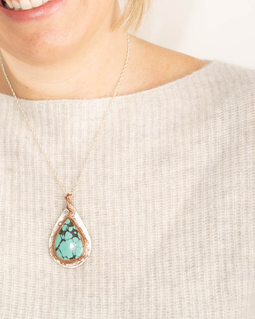 Big Turquoise Pendant