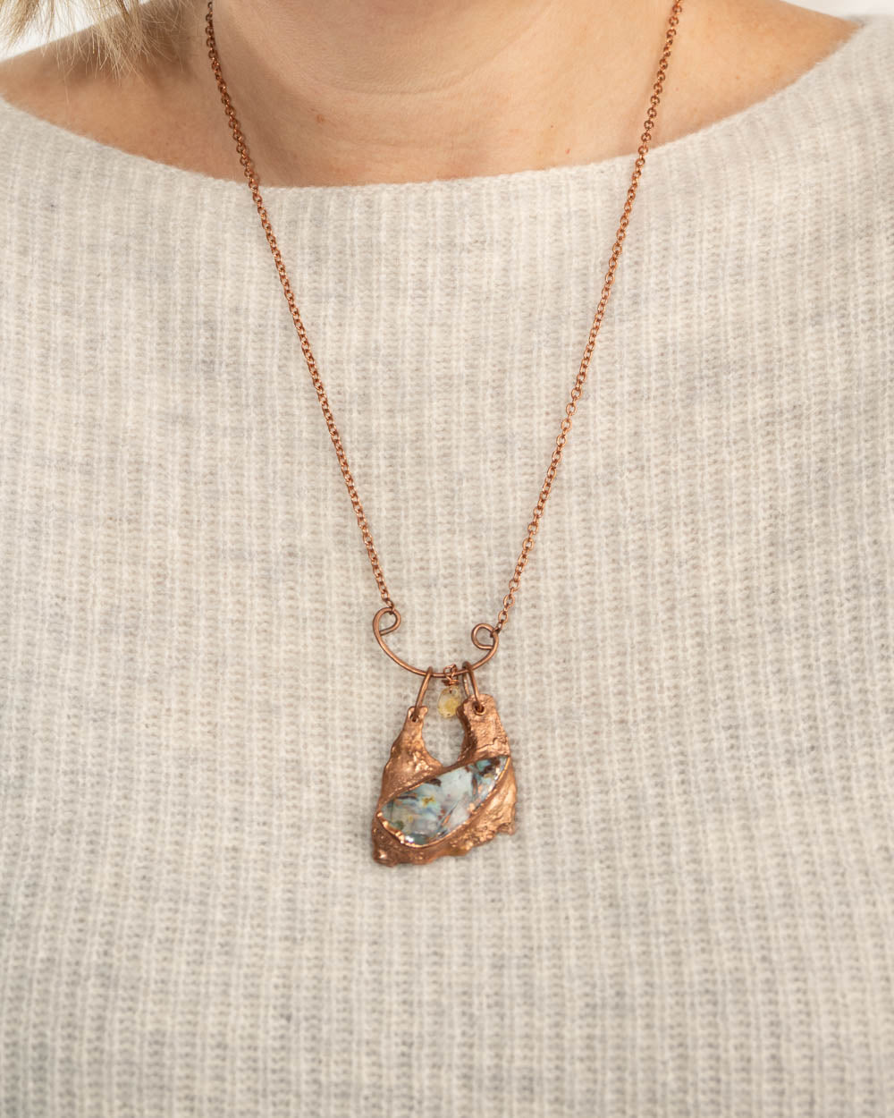 Artsy Chrysocolla Necklace