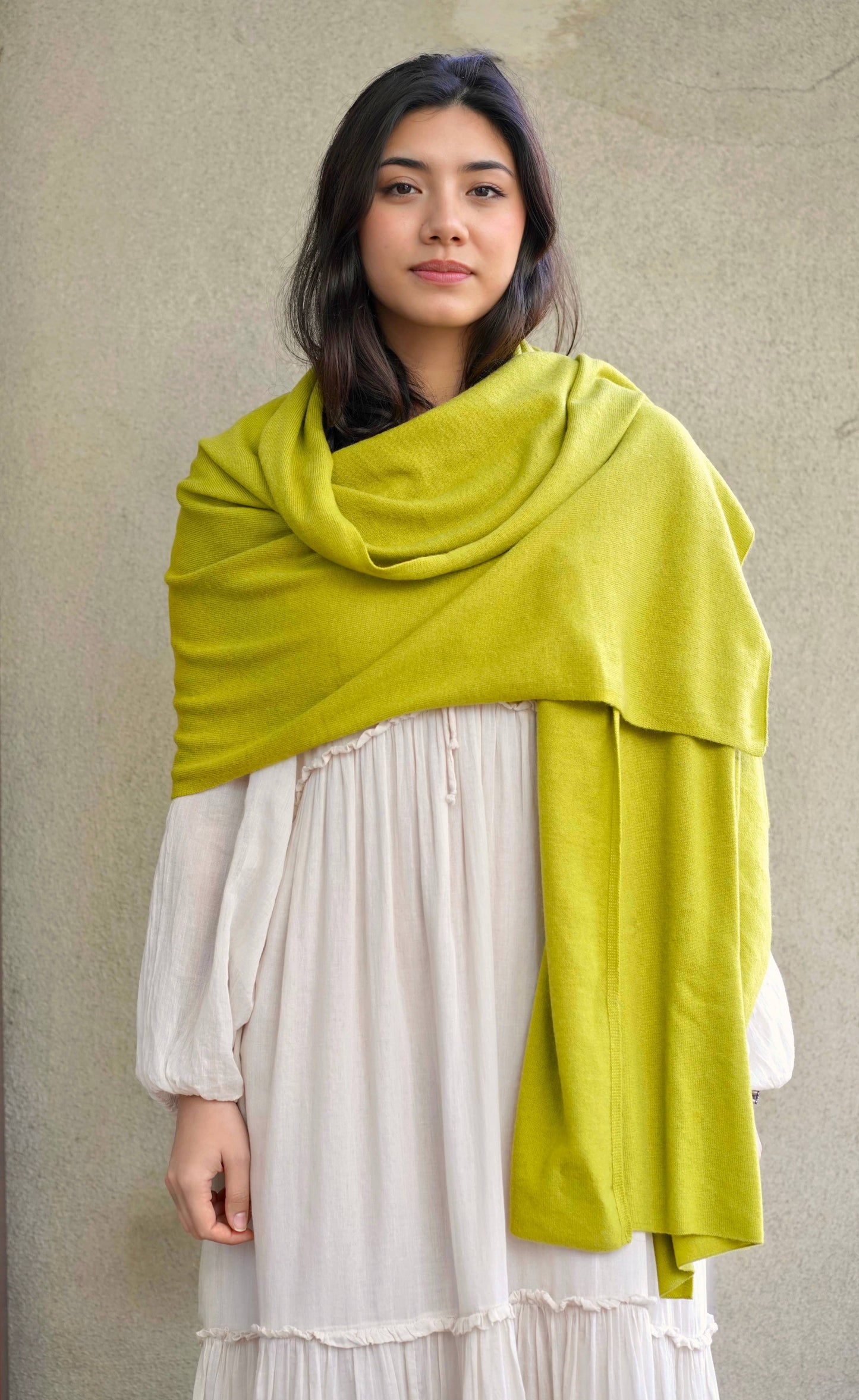 Cashmere Scarf/Wrap Peridot 