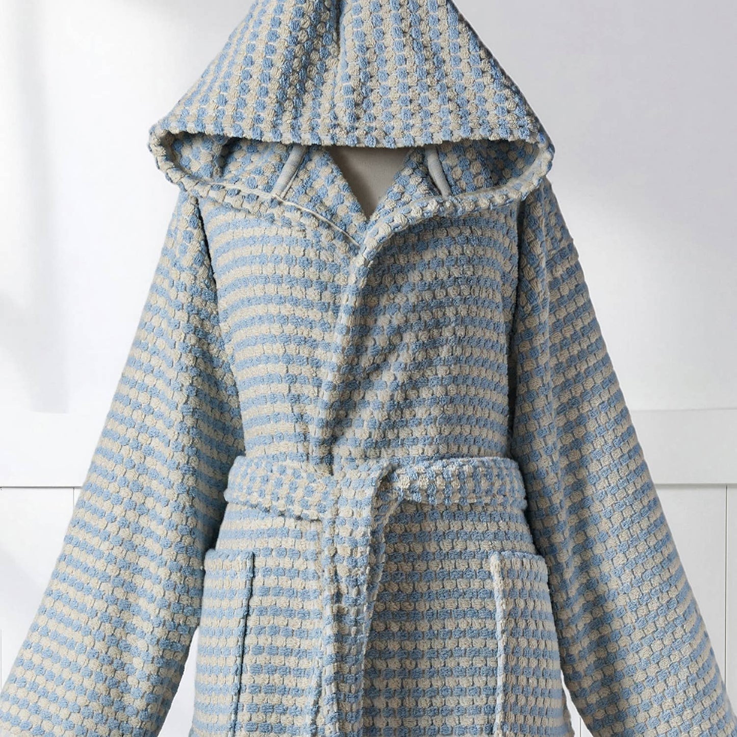 Pom Pom Bathrobe Handloom Turkish Cotton Resort Heavy Luxury
